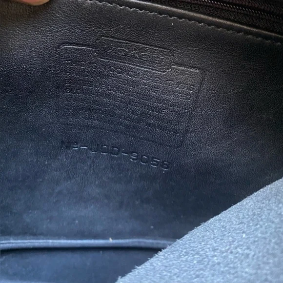 COACH VINTAGE LEGACY BLACK LEATHER BAG - Picture 10 of 13